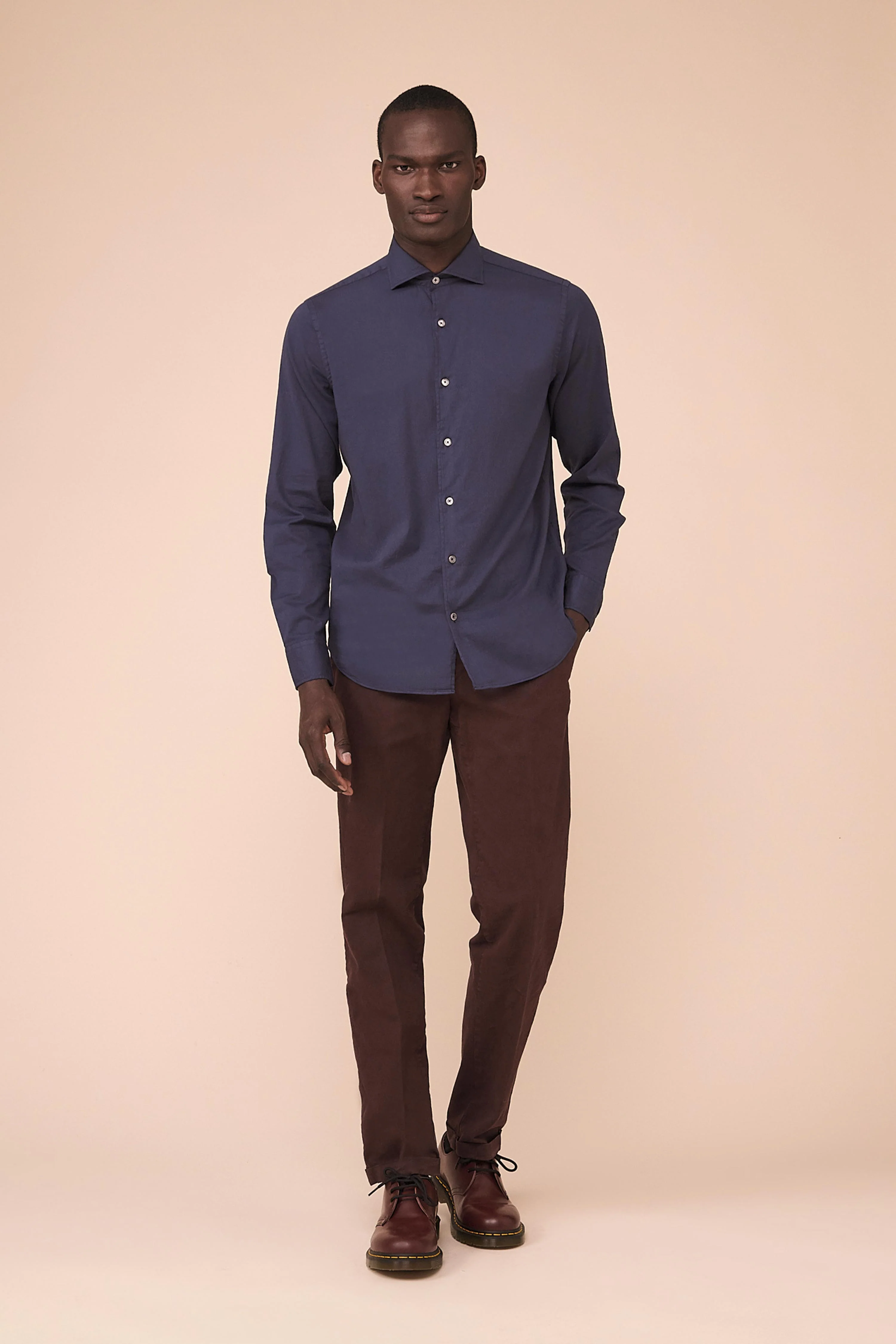 Sean Cotton Voile Shirt in iconic colors - Image 2