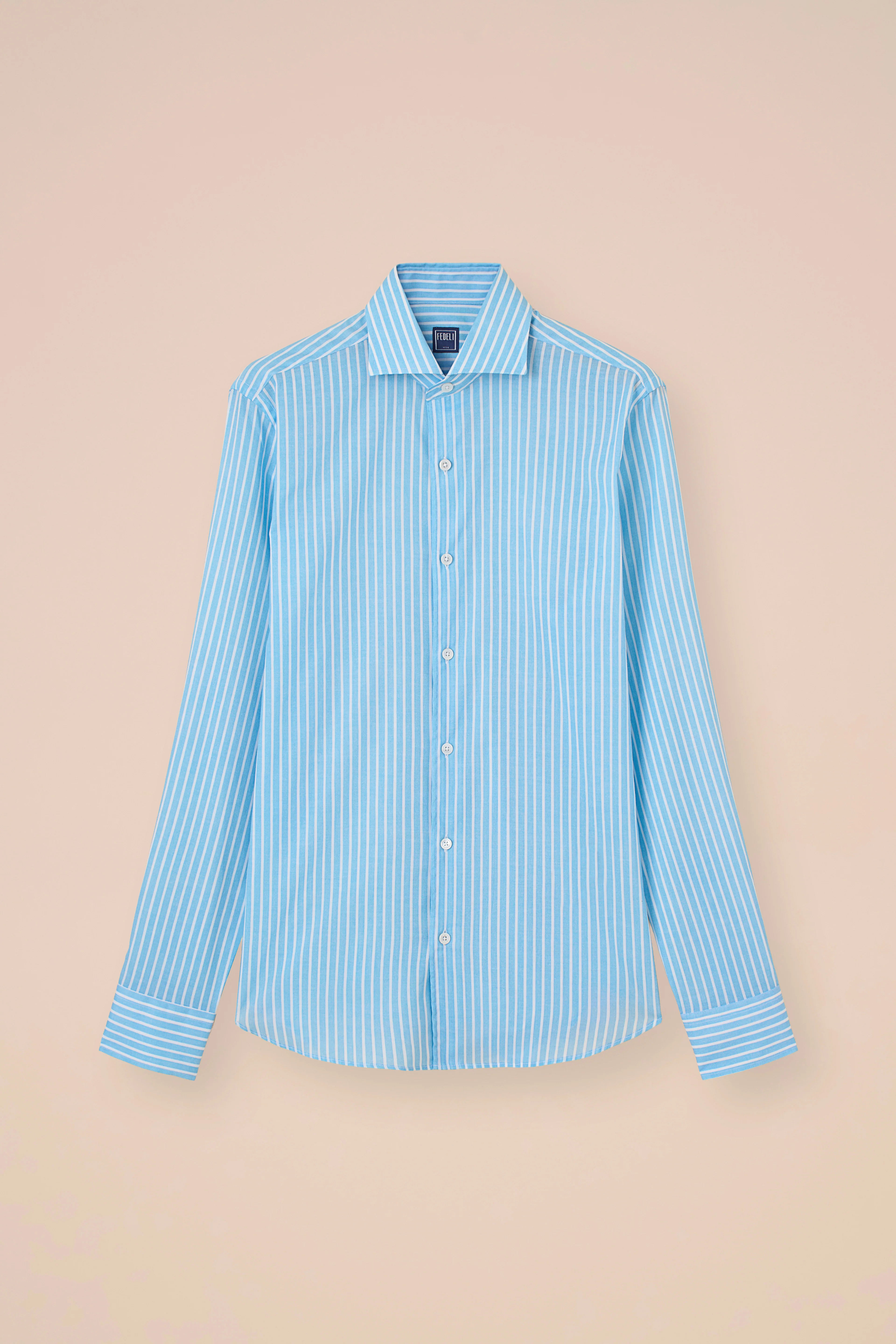 Sean Cotton Voile Shirt - Striped Pattern - Image 6
