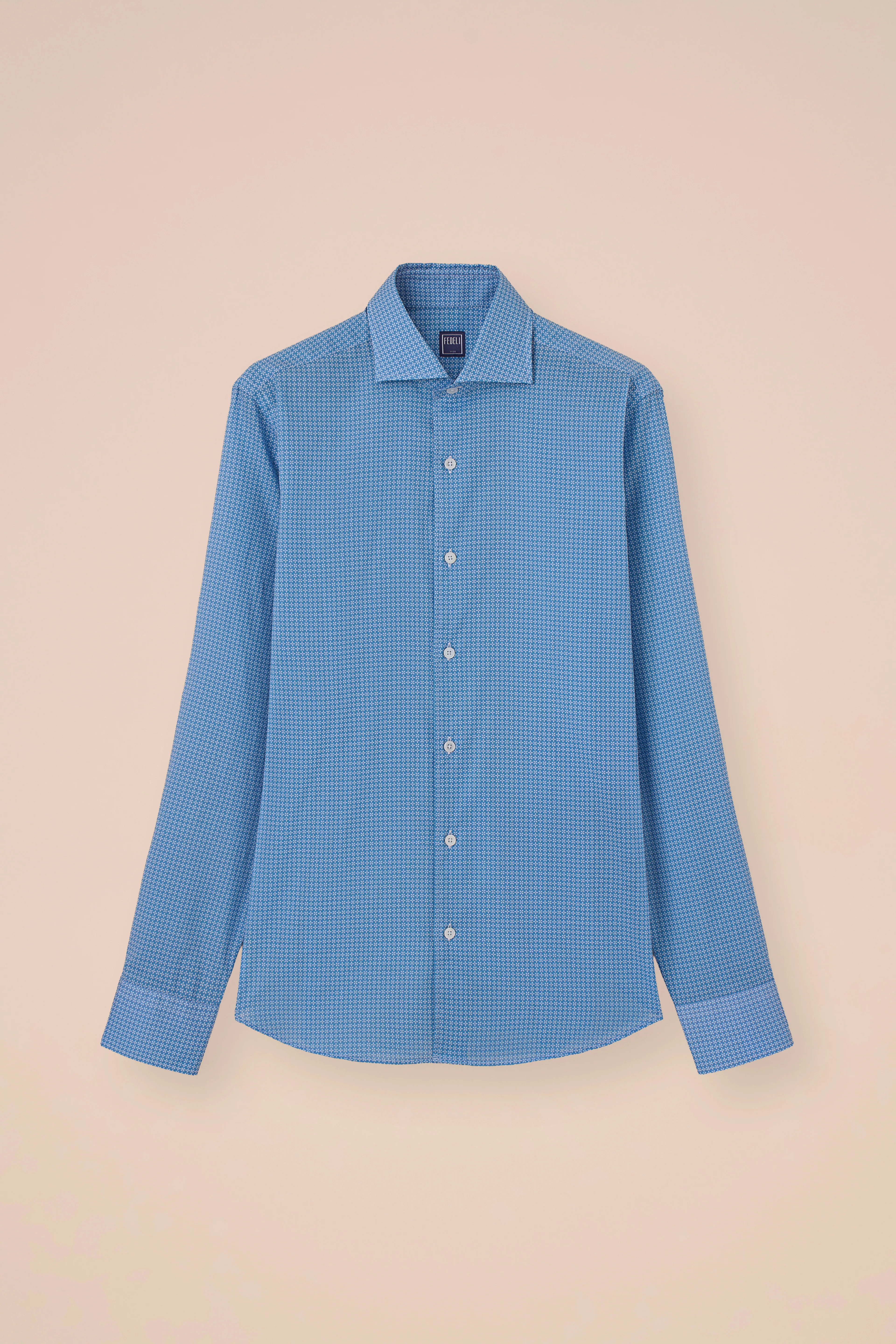 Sean Cotton Voile Printed Shirt - Ditsy Floral Pattern - Image 5