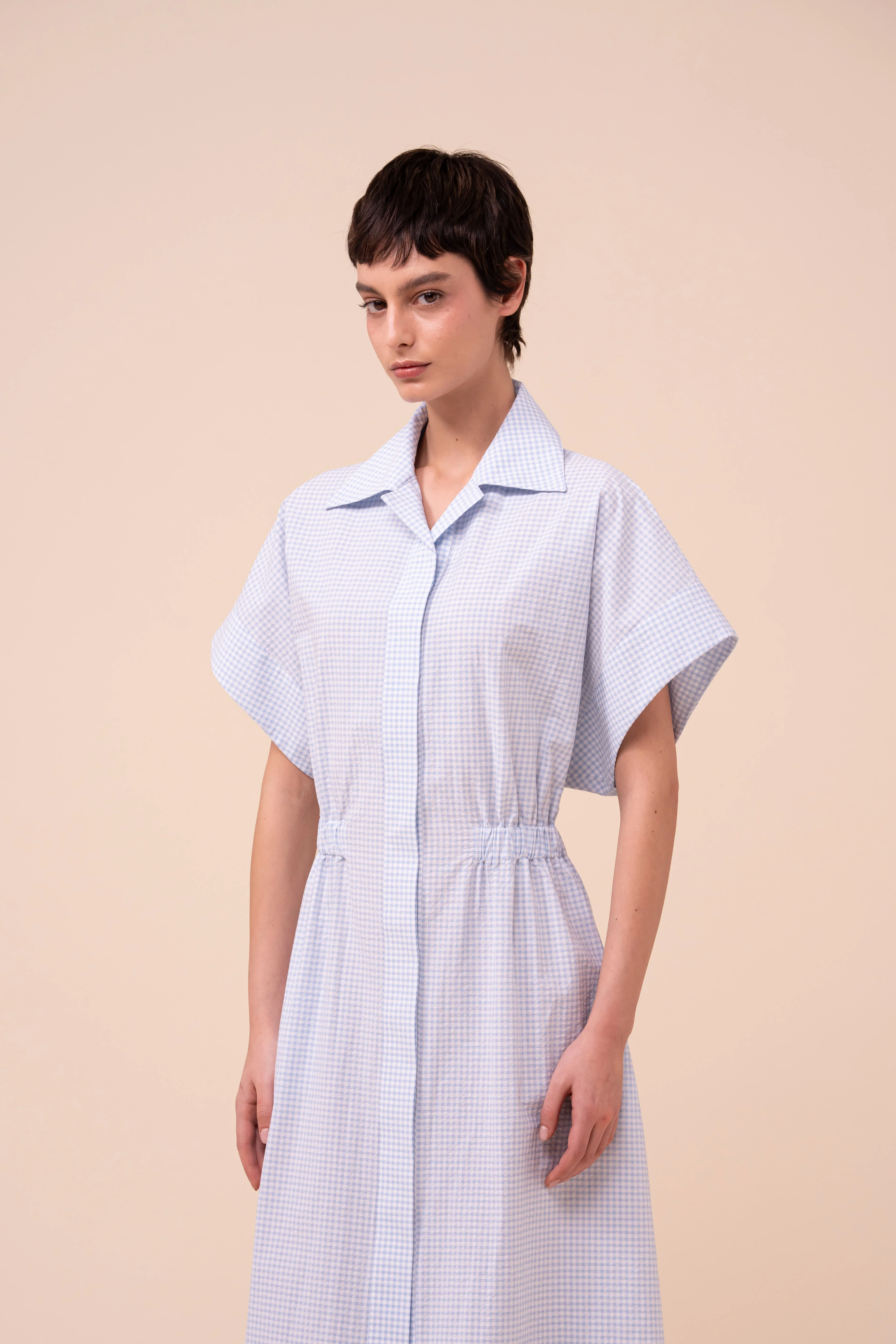 Soler Seersucker Long Dress - Image 2