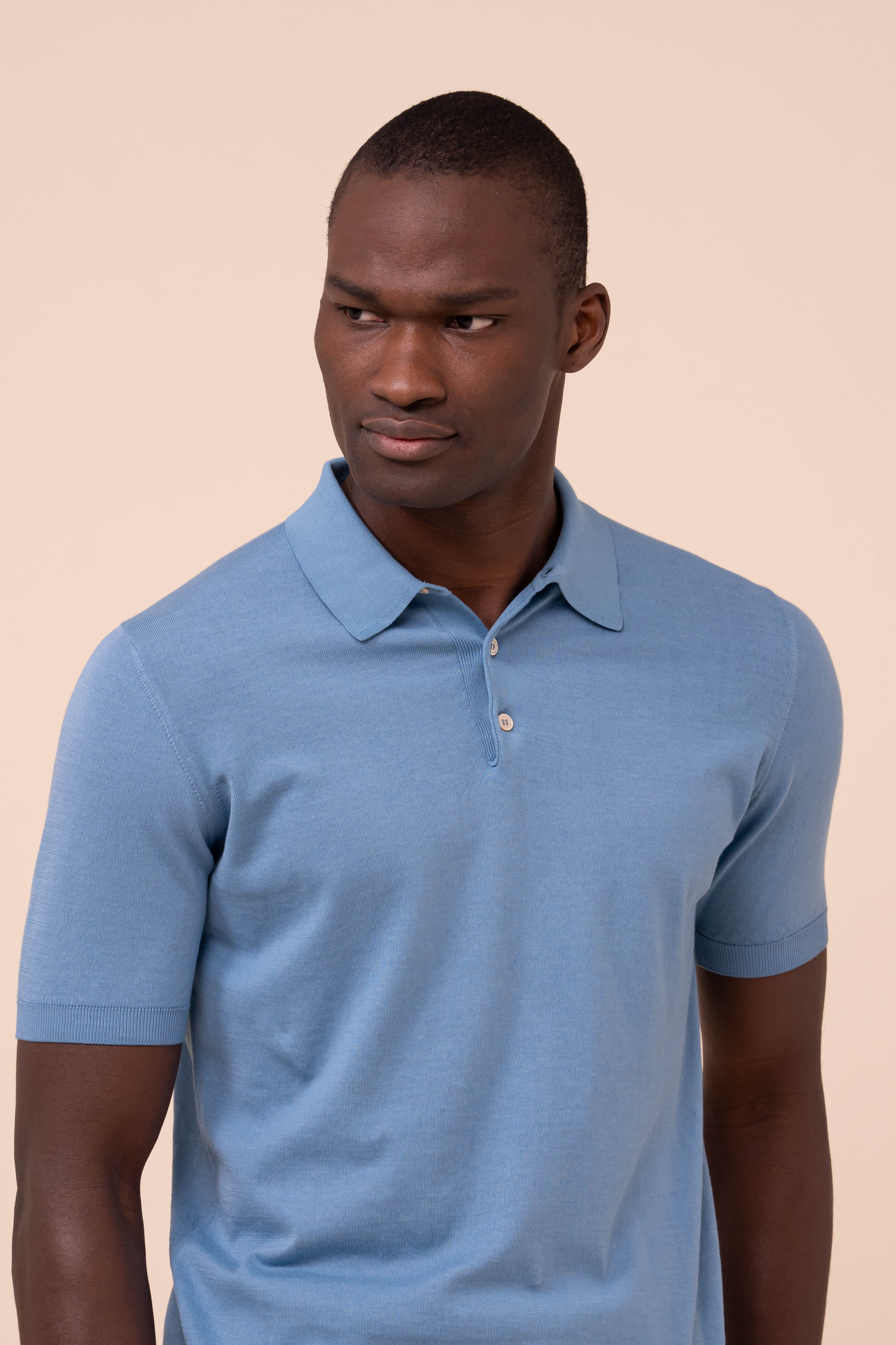Sportman Giza Organic Cotton Short Sleeve Knit Polo - Image 4