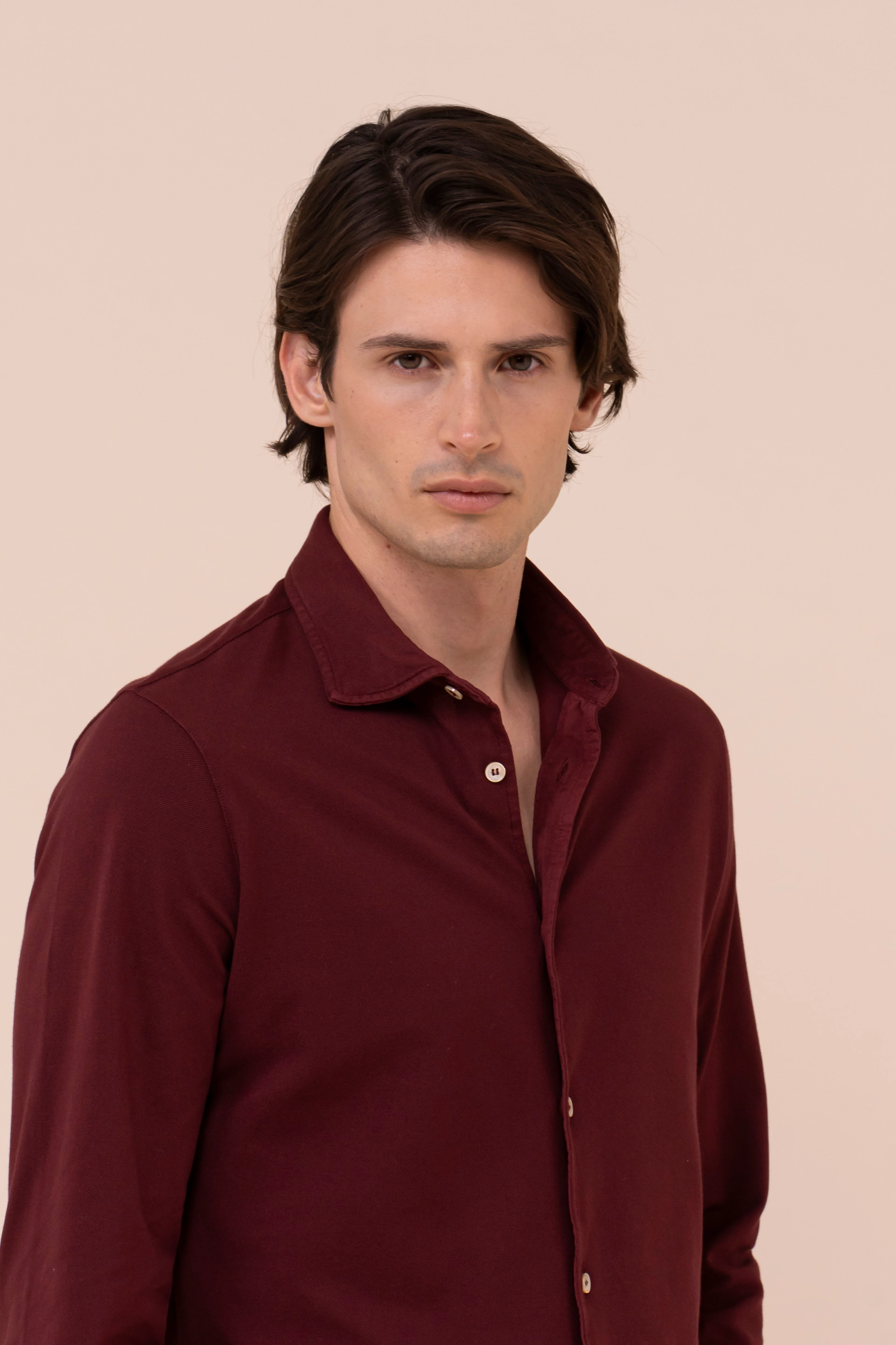 Steve Piquet Cotton Long Sleeve Shirt - Image 4