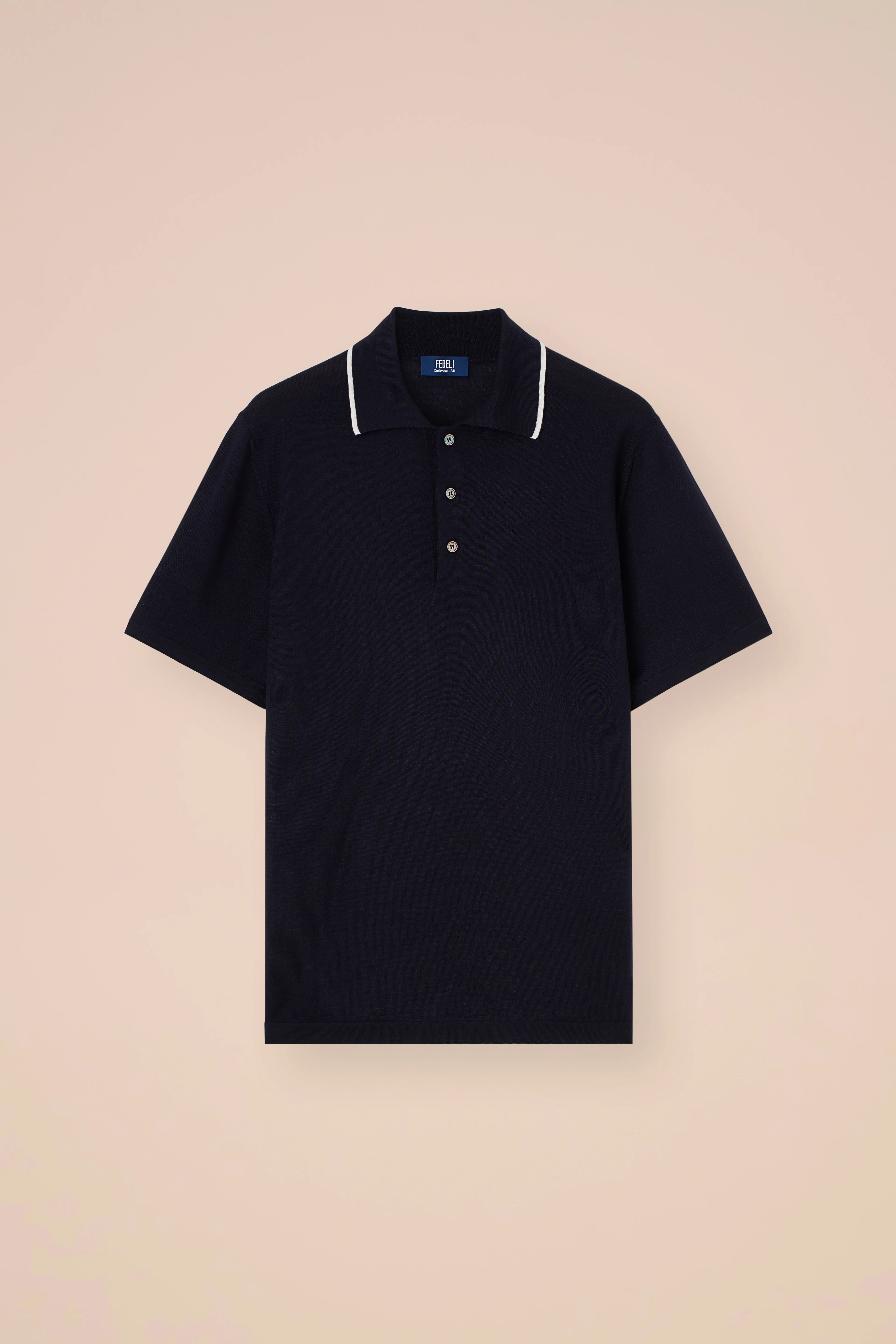 Successo Cashmere and Silk Knit Polo - Image 5