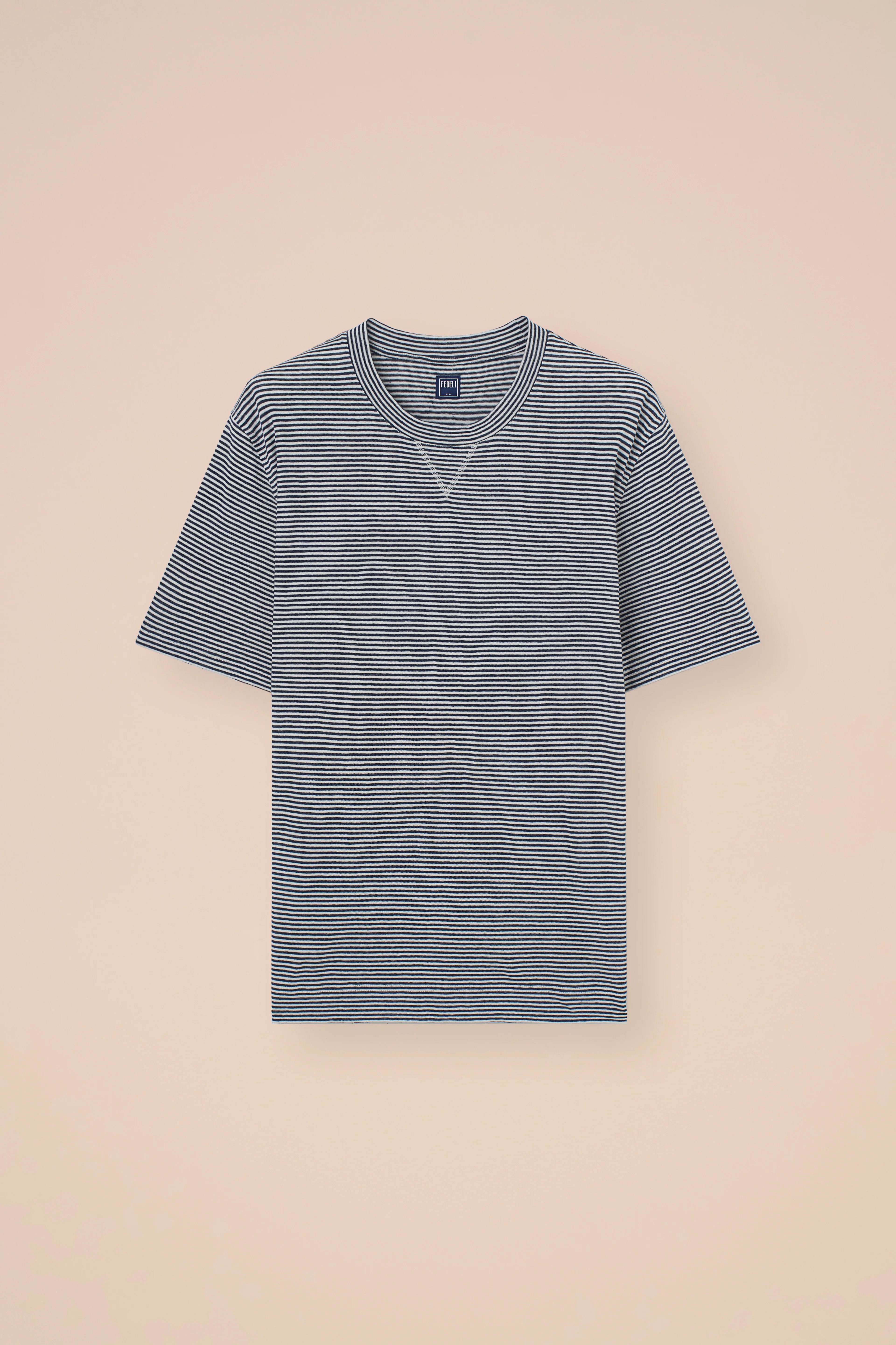 Super Linen Cotton Striped T-Shirt - Image 5