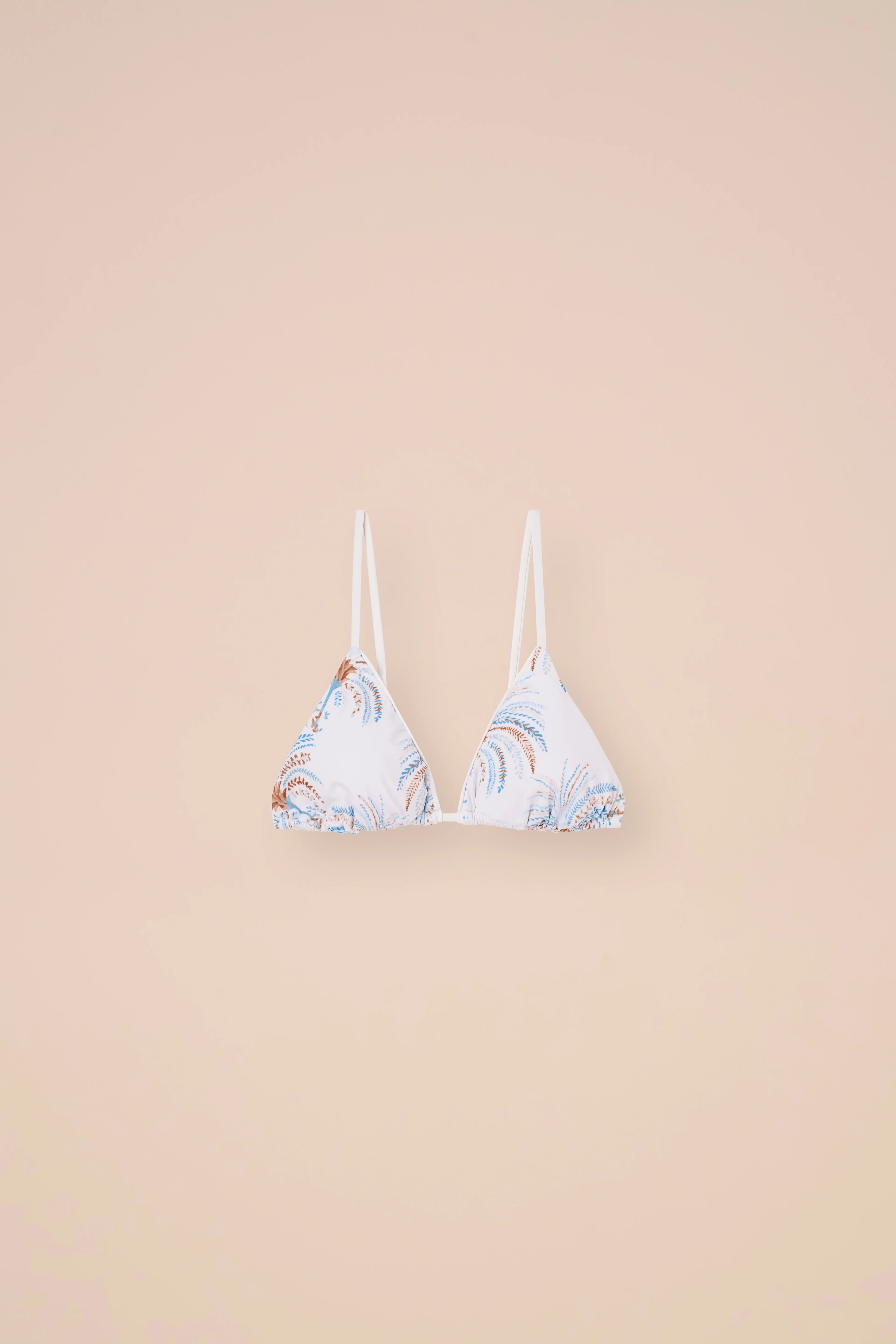 Carolina Bikini Triangle Top - Palms Pattern - Image 5