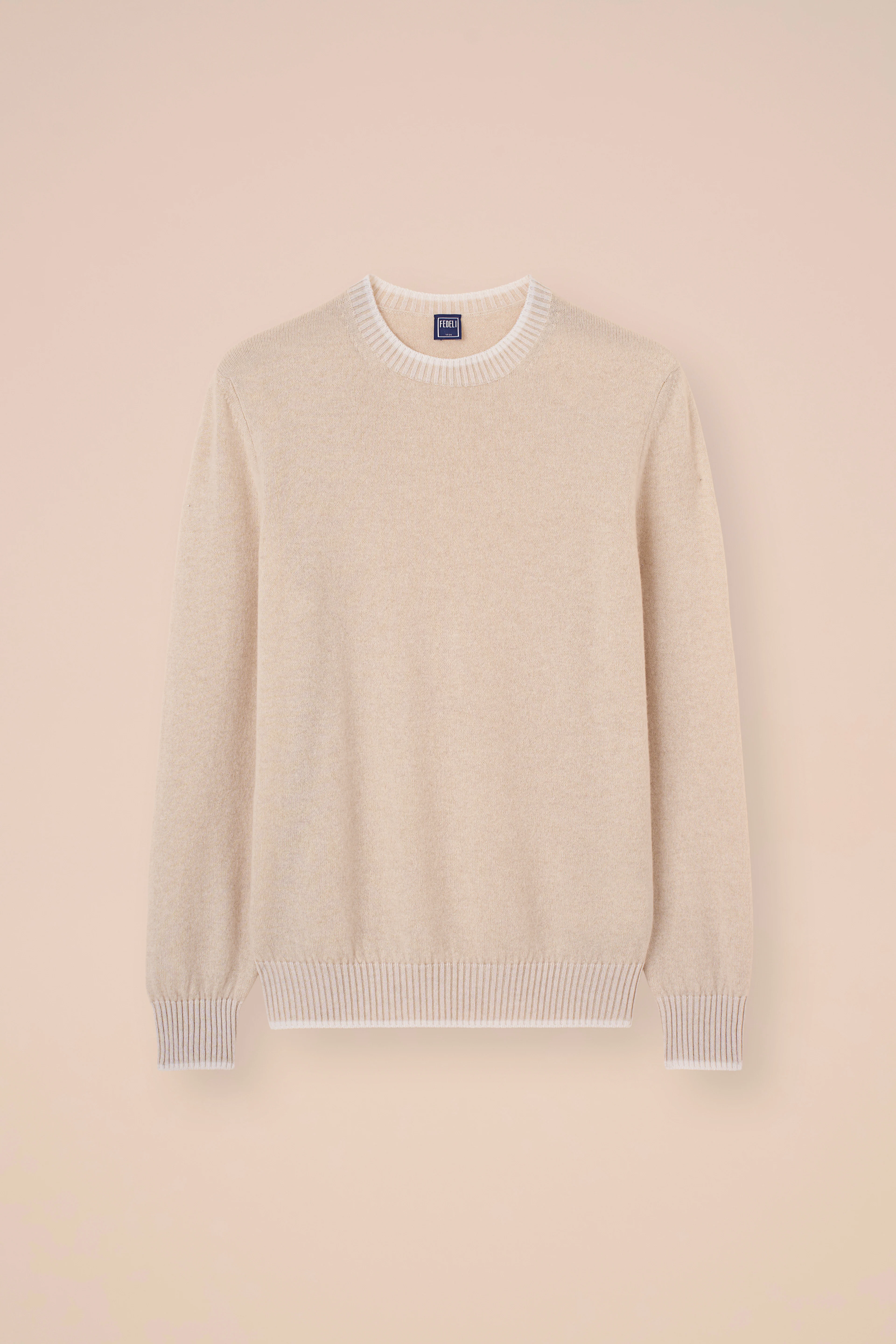 Argentina Van Cashmere Spring Crewneck - Bicolor - Image 5