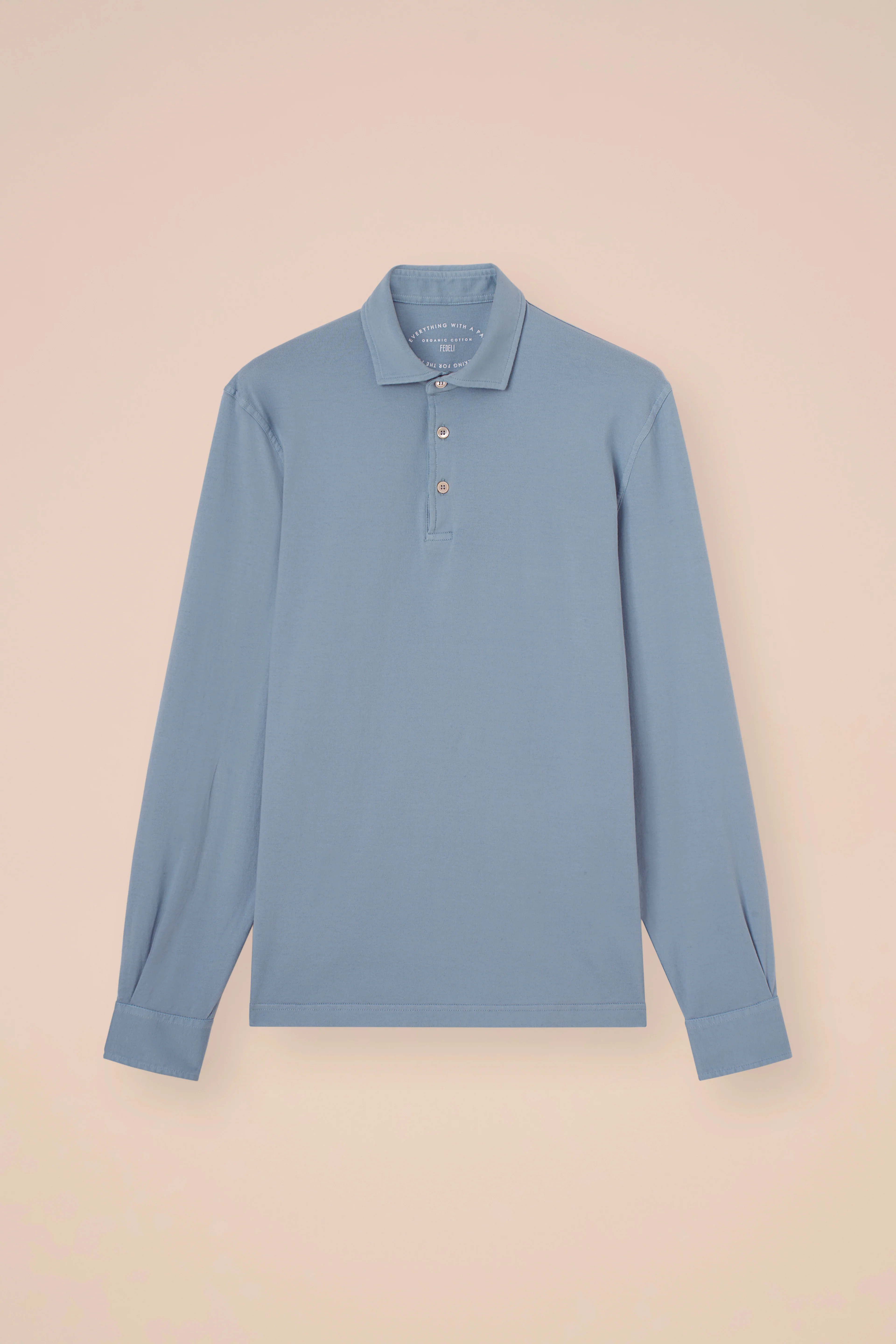 Zero Giza Organic Cotton Long Sleeve Polo - Image 5