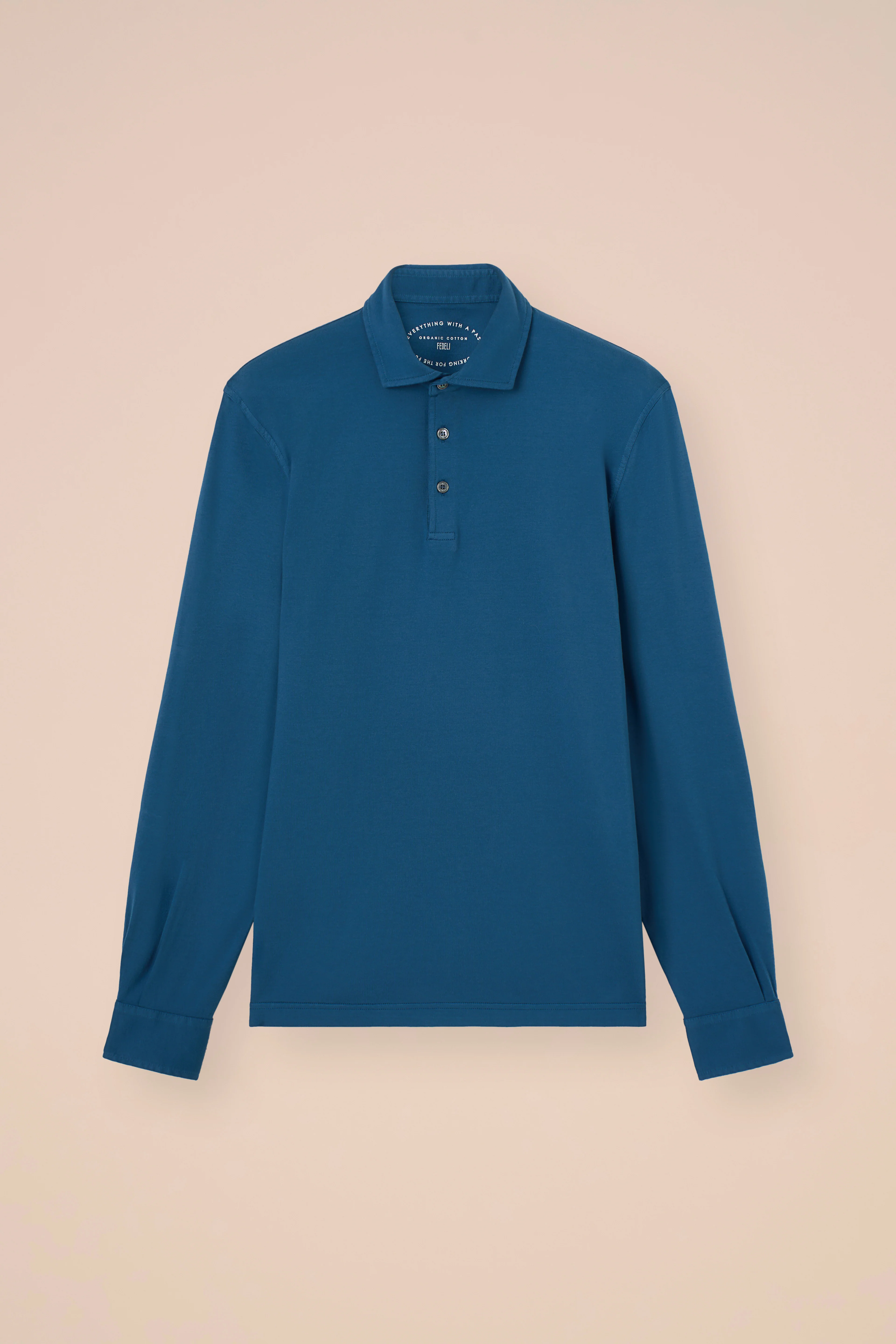 Zero Giza Organic Cotton Long Sleeve Polo - Image 6