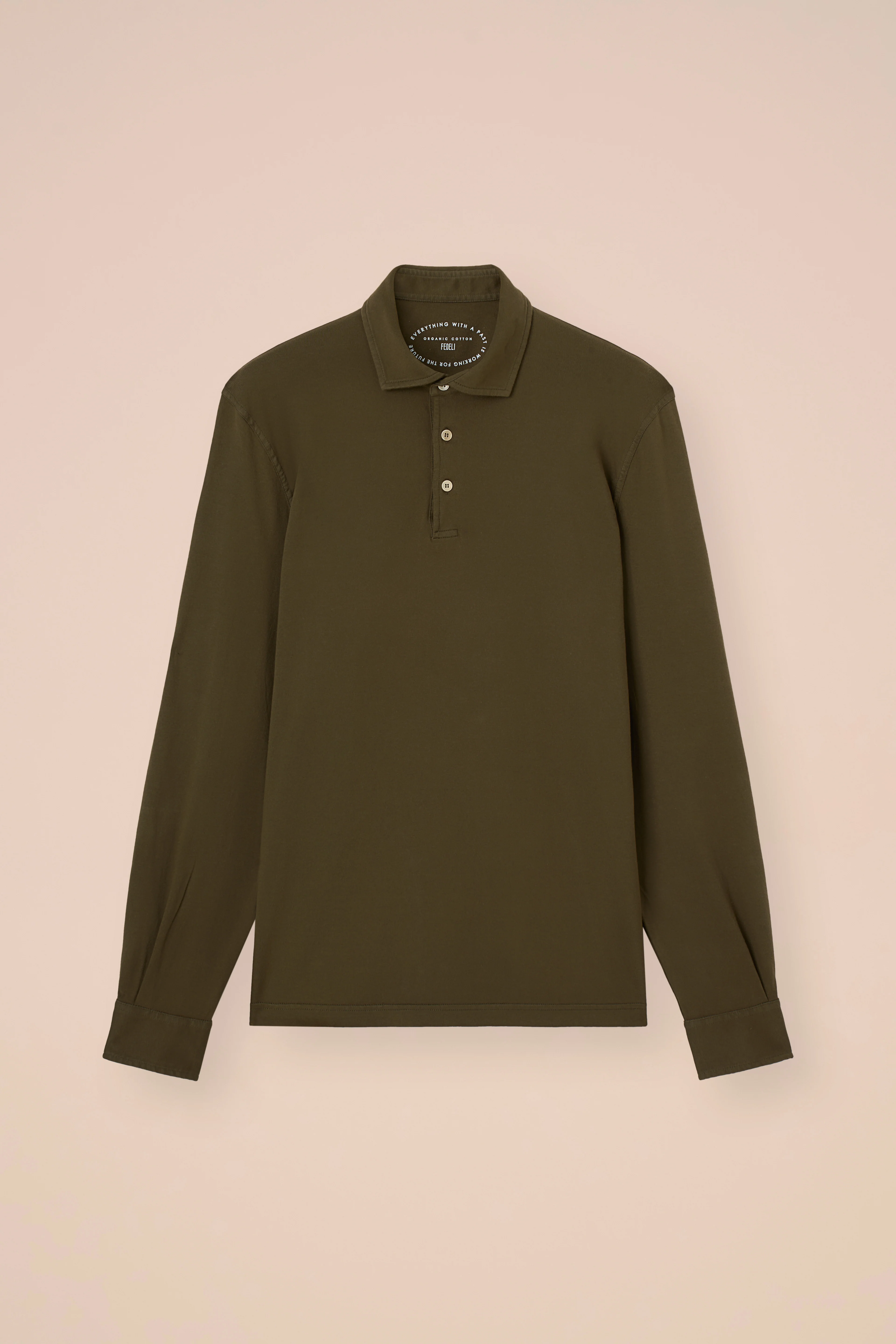 Zero Giza Organic Cotton Long Sleeve Polo - Image 8
